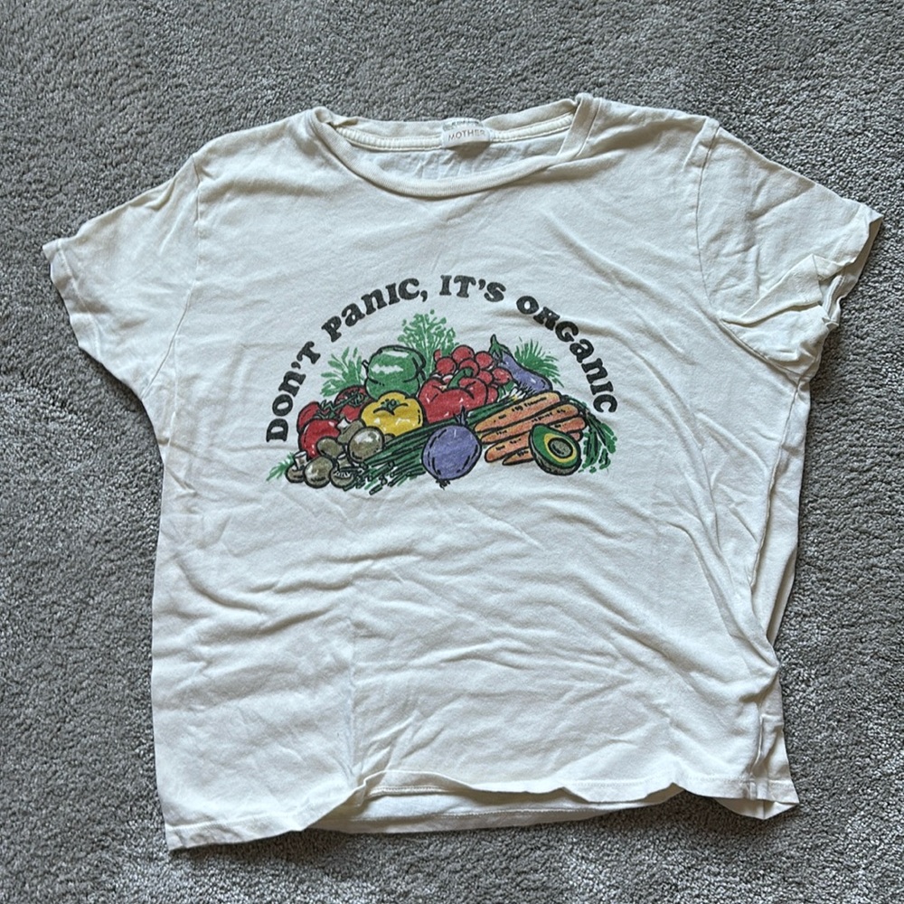Vintage Design Don't Panic It's Organic Baby Tee